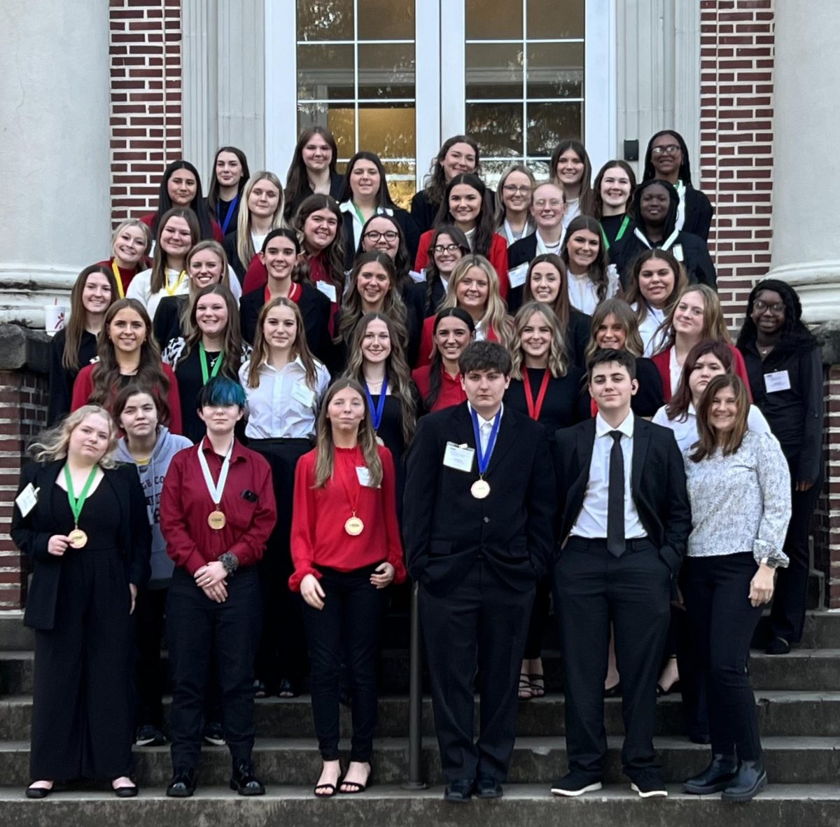 Teacher Academy students at Mississippi College for Educators Rising competition. 