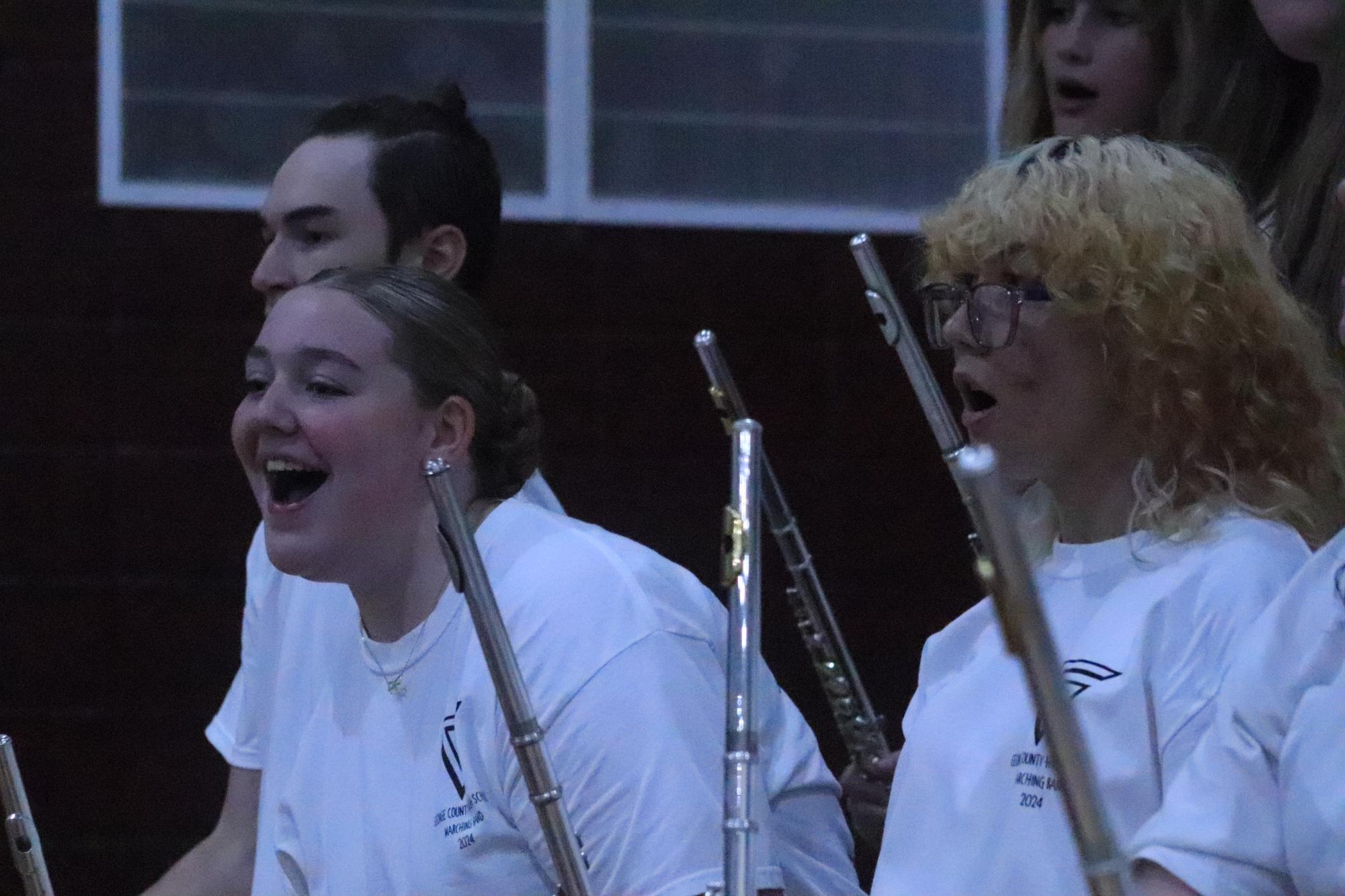 School holds first pep rally of school year