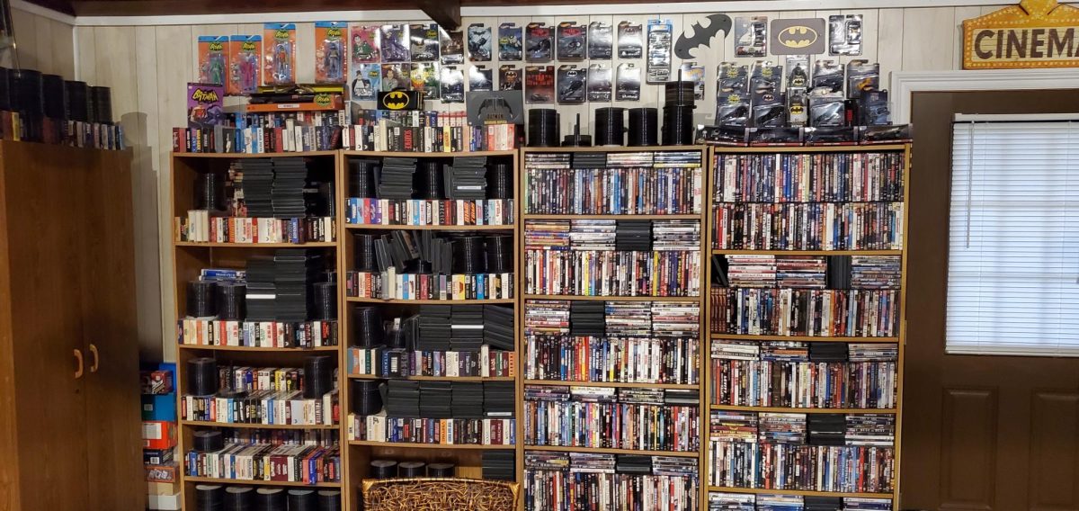 A small part of Kennedy's movie collection