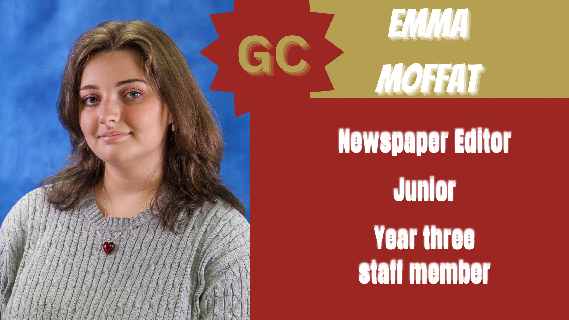 25-26 GCHS Journalism Staff