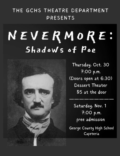 Drama Club production flyer.