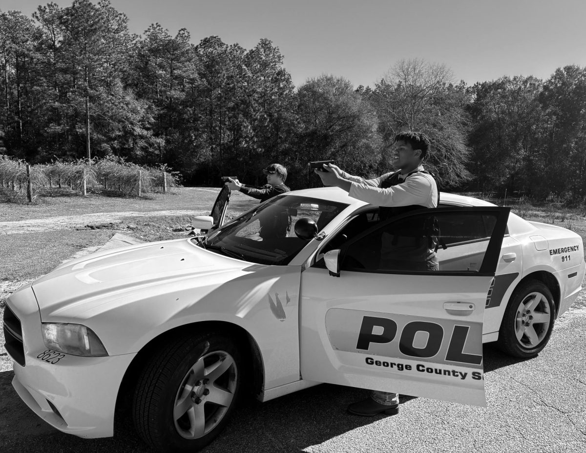 "Hands Up!"- LPS students learn law enforcement procedures